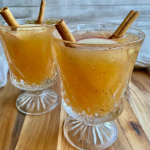 Spiced apple cider mocktail