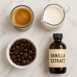 Coffee martini mocktail