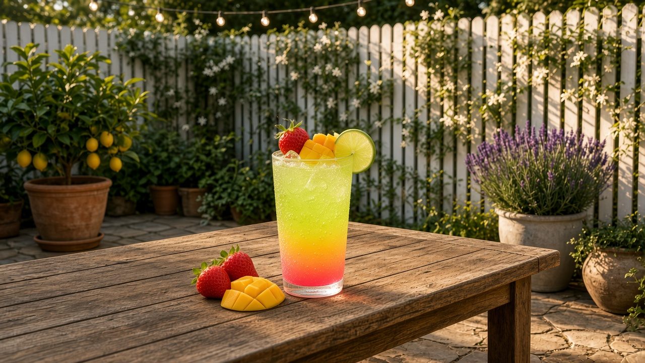 Strawberry Mango Sunshine Sprite dirty soda